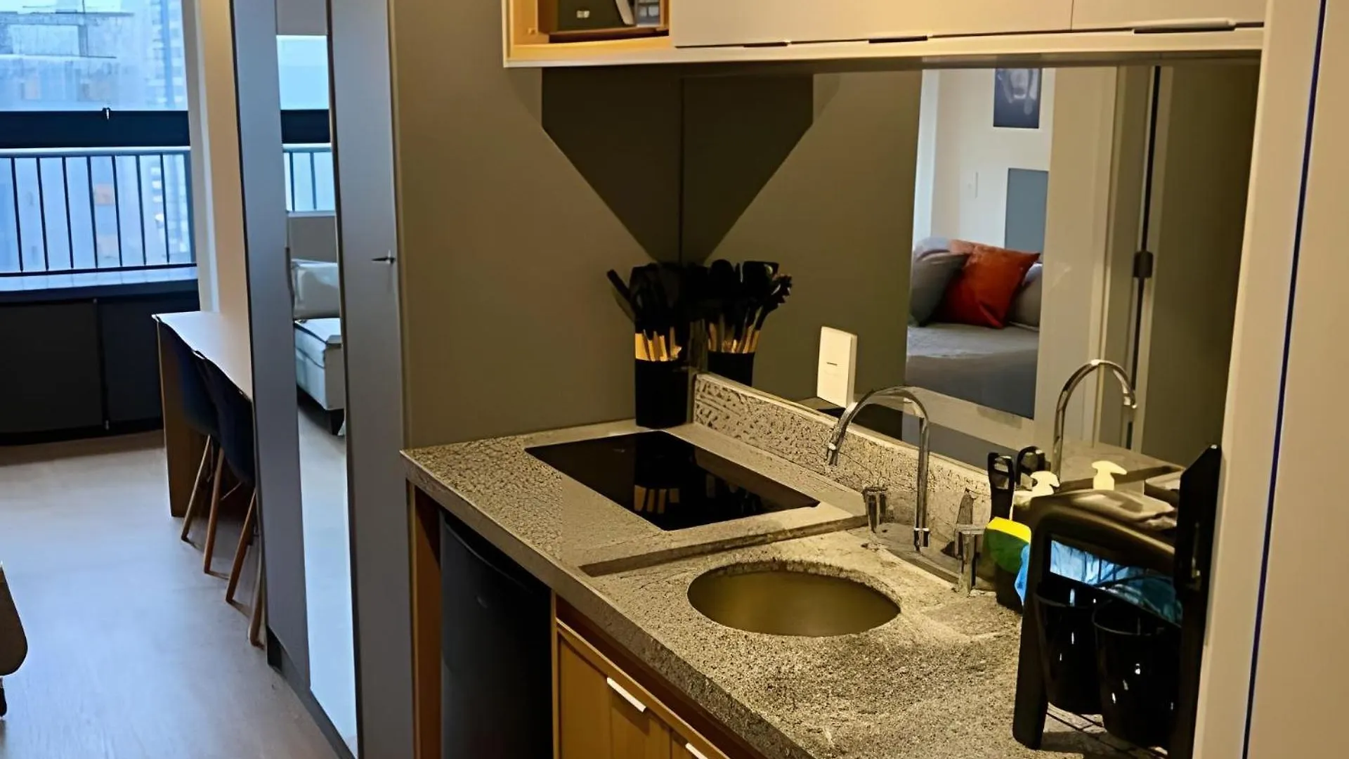 公寓 1214 Lux Studios Allianz Park 圣保罗 巴西